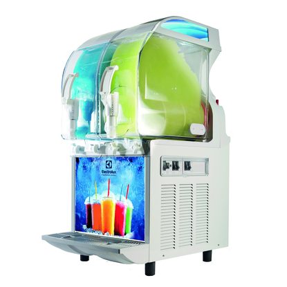 Frozen Frozen granita dispenser with 2 bowls, mechanical control and lighted panel with UK Plug