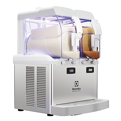 Frozen Frozen granita and cream dispenser with 2 insulated bowls, UV light – UK Plug