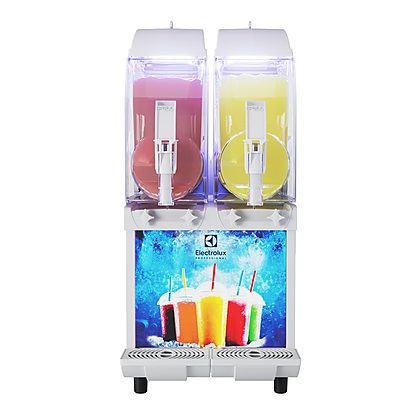 Frozen Frozen granita dispenser with 2 bowls, mechanical control and lighted panel, UV light