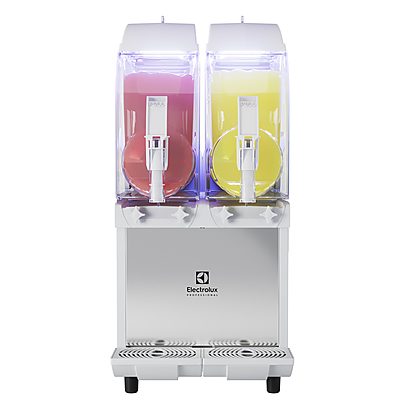 Frozen Frozen granita dispenser with 2 bowls, mechanical control, UV light