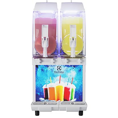 Frozen Frozen granita dispenser with 2 bowls, electronic control and lighted panel, UK plug and UV light