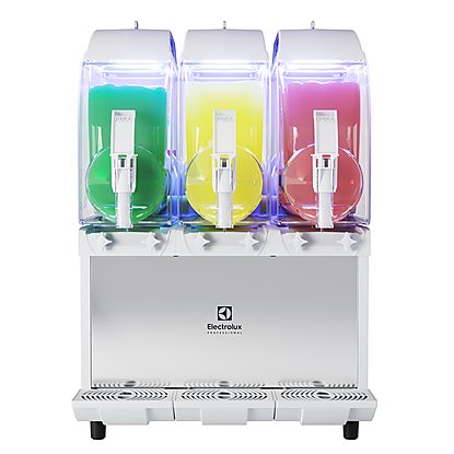 Frozen Frozen granita dispenser with 3 bowls, electronic control, UV light