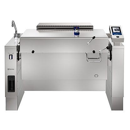 ProThermetic Sprint Gas Tilting Pressure Braising Pan, 170lt Hygienic Profile, External control panel, Freestanding with CTS