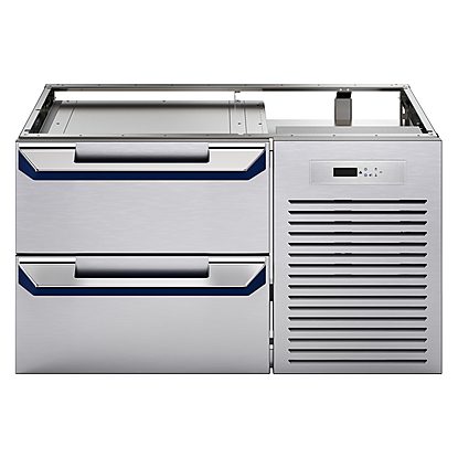 Modular Cooking Range Line thermaline 80 – 1000 mm Ref-freezer Base with 2 drawers, 1 Side, H=550 (R290)