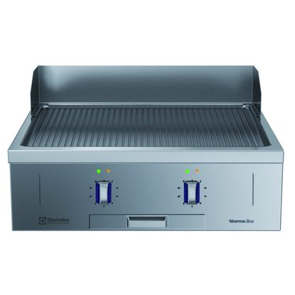 Modular Cooking Range Line thermaline 85 – Full Module Electric Fry Top, 1 Side with Backsplash