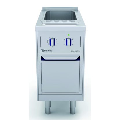 Gamma cottura modulare thermaline 85 – Cuocipasta elettrico 1 vasca da 40 lt, 1 lato operatore, alzatina