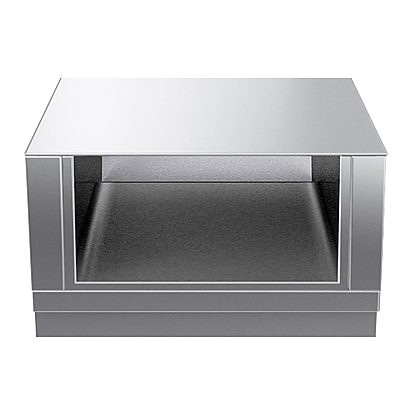 Gamma cottura modulare thermaline 85 – Base aperta 1000 mm, 1 lato operatore