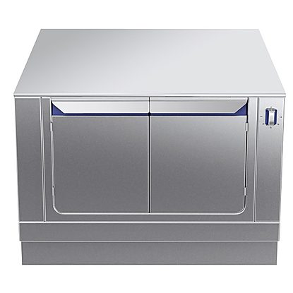 Gamma cottura modulare thermaline 85 – Base armadiata calda 800 mm, 2 porte, GN, 1 lato operatore (H2)