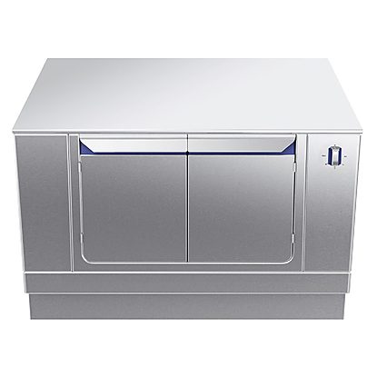 Gamma cottura modulare thermaline 85 – Base armadiata calda 1000 mm, 2 porte, GN, 1 lato operatore (H2)