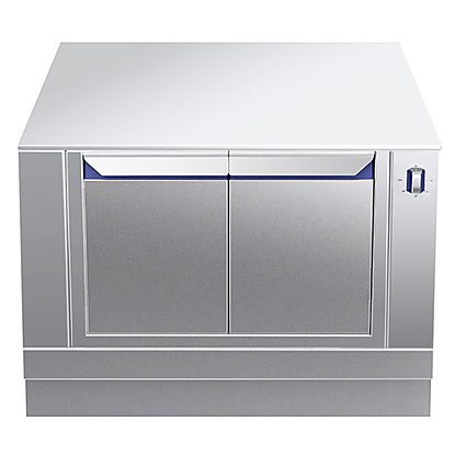 Gamma cottura modulare thermaline 85 – Base armadiata calda 800 mm, 2 porte, GN, 1 lato operatore