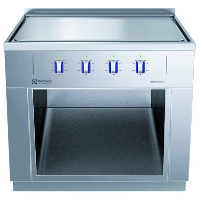 Gamma cottura modulare thermaline 85 – Piastra di cottura Free-cooking Top elettrica 800 mm, 1 lato op. alzatina H 700