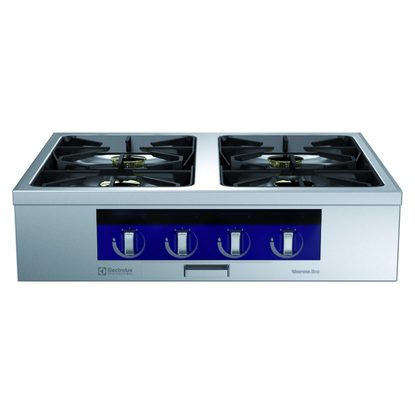 Gamma cottura modulare thermaline 90 – Cucina a gas Top 4 fuochi con Ecoflan 1 lato operatore
