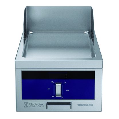 Gamma cottura modulare thermaline 90 – Fry Top elettrico mezzo modulo, alzatina, 1 lato operatore