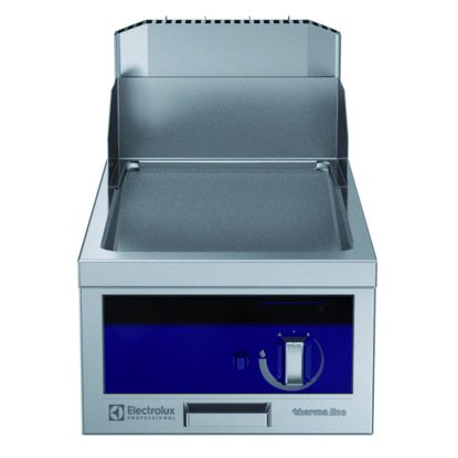 Gamma cottura modulare thermaline 90 – Fry Top a gas mezzo modulo, alzatina, 1 lato operatore
