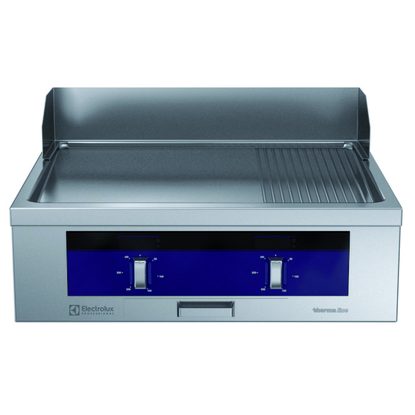 Gamma cottura modulare thermaline 90 – Fry Top elettrico un modulo, mezzo rigato, 1 lato operatore