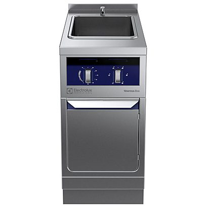 Gamma cottura modulare Aquacooker elettrico PLUS (cuocipasta/bagnomaria/sottovuoto), GN 1/1, con alzatina posteriore – 1 lato operatore