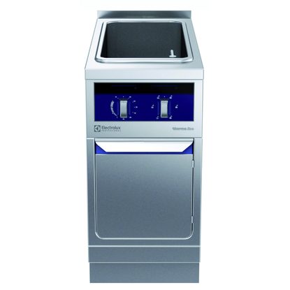 Gamma cottura modulare thermaline 90 – Cuocipasta elettrico, 1 vasca da 40 lt, 1 lato operatore, alzatina, profilo igienico
