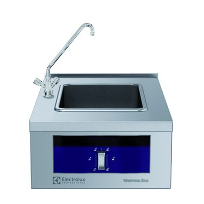 Gamma cottura modulare thermaline 90 – Bagnomaria elettrico top, GN 1/1, rubinetto sinistro, alzatina, 1 lato operatore