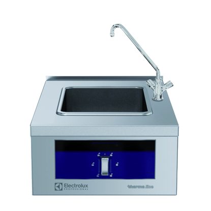 Gamma cottura modulare thermaline 90 – Bagnomaria elettrico top, GN 1/1, rubinetto destro, alzatina, 1 lato operatore