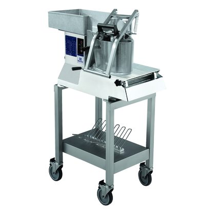 Vegetable Slicer TR260 Vegetable Slicer – 2 Speed – with lever hopper on stand
