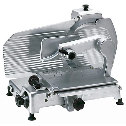Food slicers 300 mm Vertical Slicer, belt transmission with tightening arm