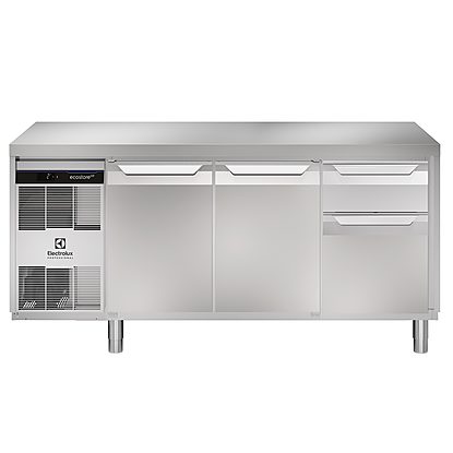 Digital Undercounter ecostore HP Premium Refrigerated Counter – 440lt, 2-Door, 1/3+2/3 Drawers