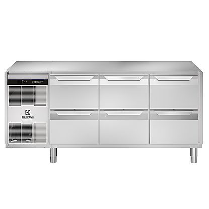 Digital Undercounter ecostore HP Premium Refrigerated Counter – 440lt, 6-Drawer, No Top