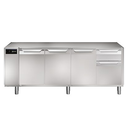 Digital Undercounter ecostore HP Premium Refrigerated Counter – 590lt, 2-Door, 1/3+2/3 Drawers, No Top