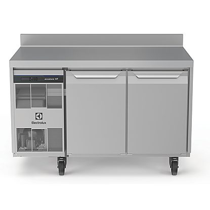 Digital Undercounter ecostore HP Premium Refrigerated Counter – 290lt, 2-Door, Upstand, UK Plug
