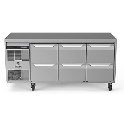 Digital Undercounter ecostore HP Premium Refrigerated Counter – 440lt, 6×1/2 Drawers, UK Plug