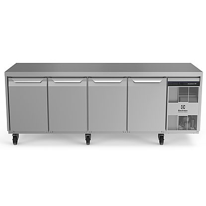 Digital Undercounter ecostore HP Premium Refrigerated Counter – 590lt, 4-Door, Right Cooling Unit, UK Plug