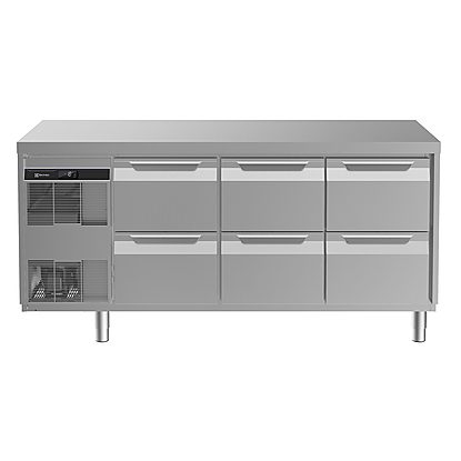 Digital Undercounter ecostore HP Concept Freezer Counter – 6×1/2 Drawers (R290)