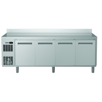 Digital Undercounter ecostore HP Refrigerated Counter – 4 Door (R290) with top and upstand