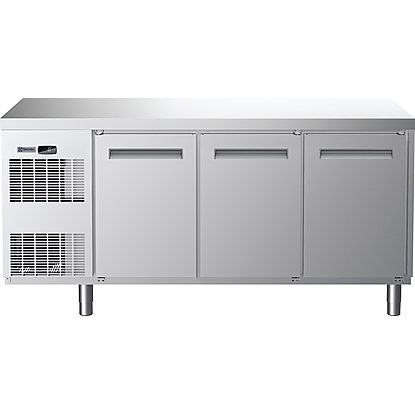 ecostore HP Tavolo freezer 3 porte, -22-15°C, AISI 304, R290