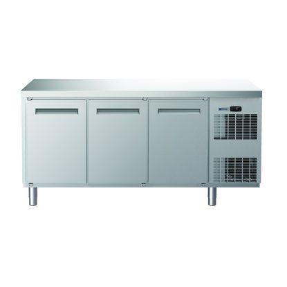 Digital Undercounter Freezer Counter – 3 Door (R290) with cooling unit right