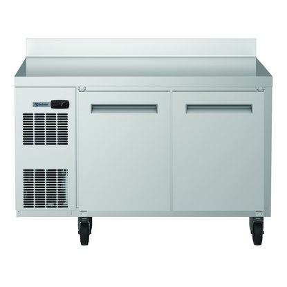 Digital Undercounter ecostore HP Refrigerated Counter – 2 Door (R290) with top, upstand and wheels, UK plug