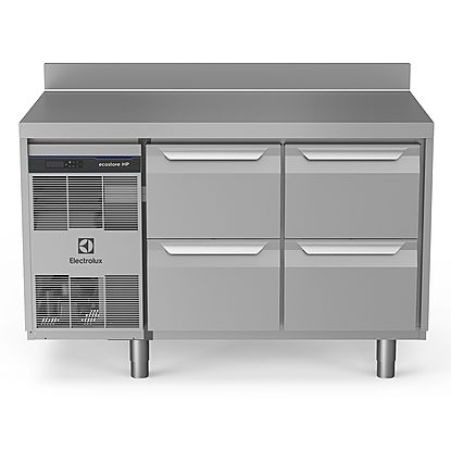Digital Undercounter ecostore HP Premium Freezer Counter – 290lt, 4-1/2 Drawers, Upstand