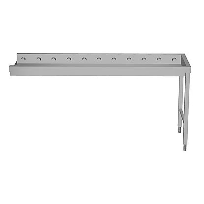 Handling System for Dishwasher Short roller conveyors with end plate