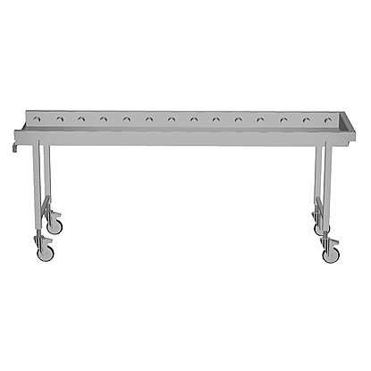 Handling System for Dishwasher Mobile roller conveyors