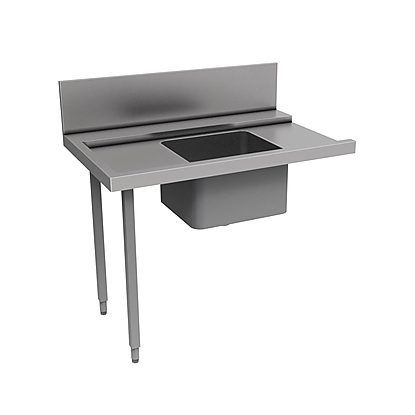 Handling System for Hood type Pre-wash Table with 500×400 Bowl and Strainer Left to Right, 1200mm