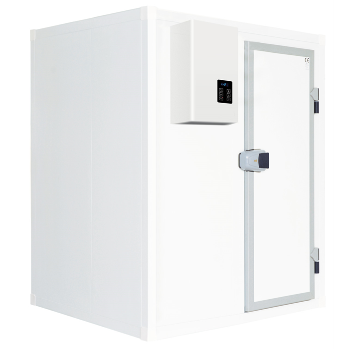 Minicelle frigorifere<br>Minicella 1230x1230 mm, spessore isolamento 60 mm. Inclusa unità