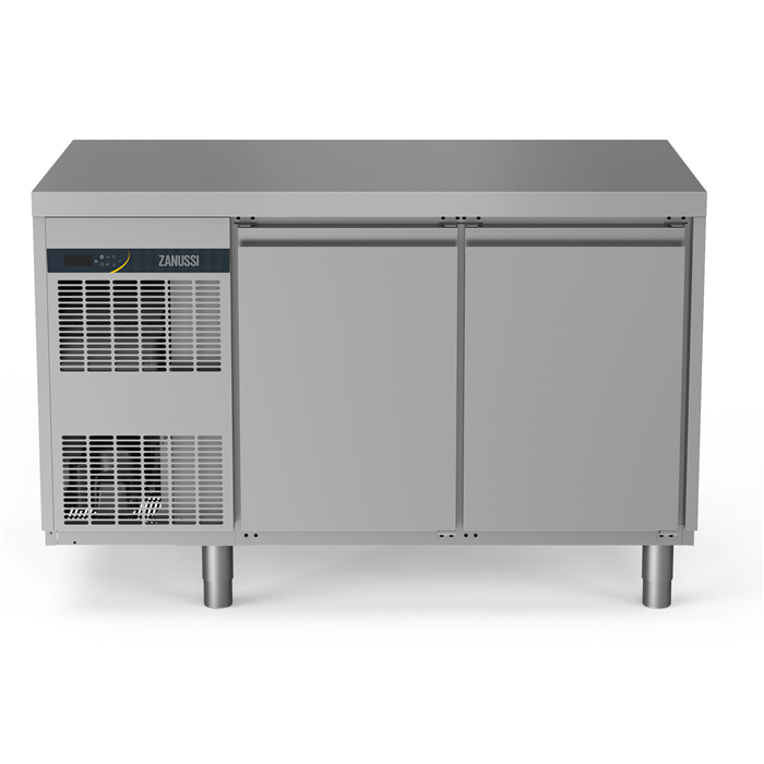 NPT Active HP<br>Tavolo freezer 290 litri, 2 porte, -22°+15°C, con schienale in acciaio AISI 304