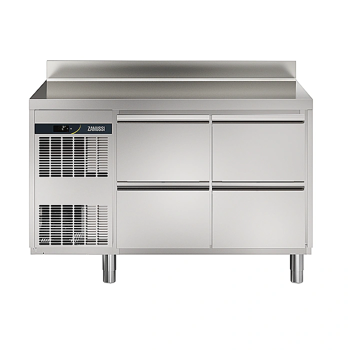NPT Active HP<br>Tavolo refrigerato 290 lt, 4 cassetti, -2+10°C, alzatina