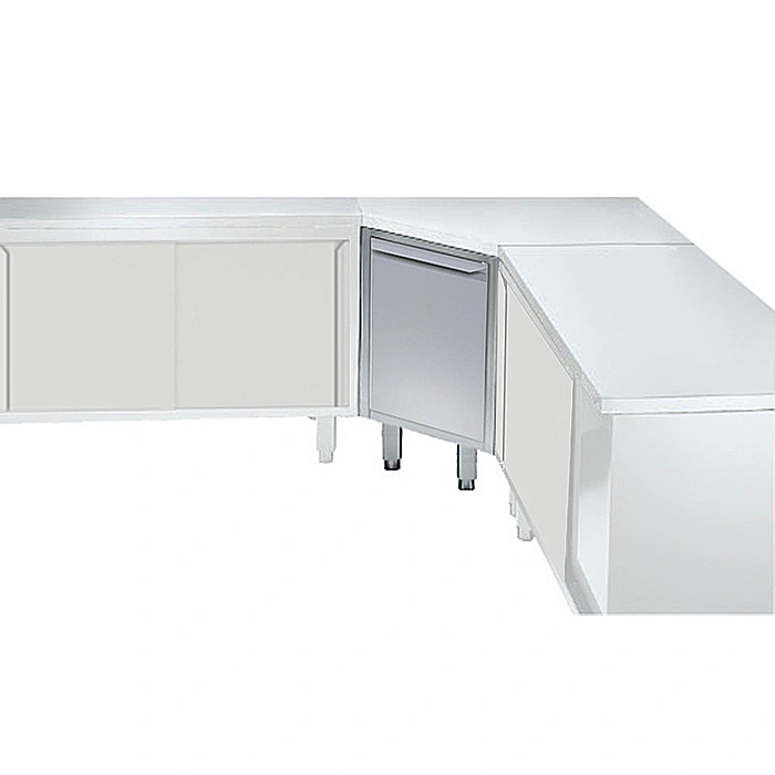 Preparazione Statica<br>Modulo neutro ad angolo da 1000 mm con 1 portina battente