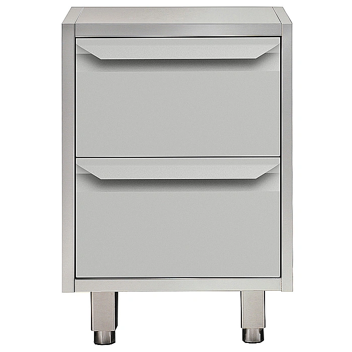 Preparazione Statica<br>Modulo neutro da 600 mm con 2 cassetti