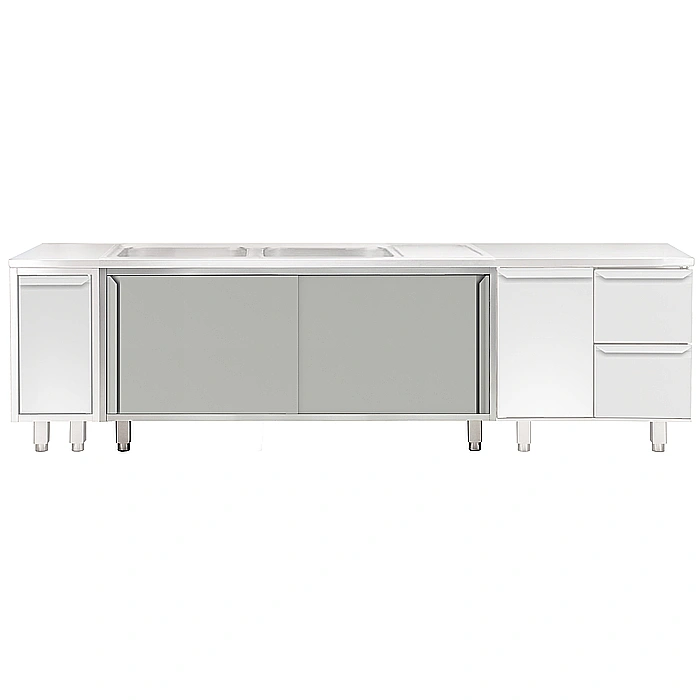 Preparazione Statica<br>Modulo neutro per lavatoi top - 1800 mm