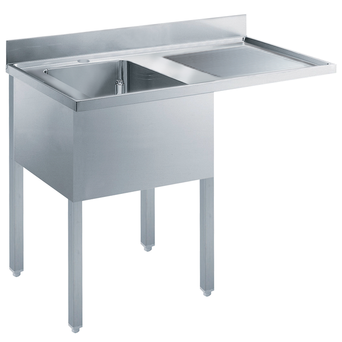 Standard Preparation<br>1200 mm Sink with 1 Bowl & Right Drain