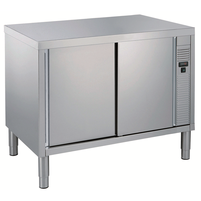 Standard Preparation<br>1200 mm Ventilated Hot Cupboard with Shelf & Sliding Doors