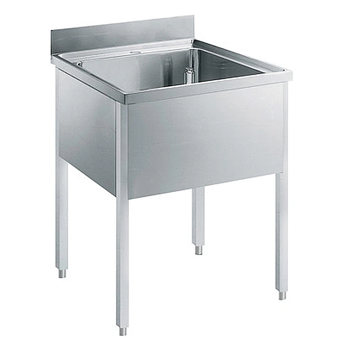 Preparazione Statica EB Line<br>Lavatoio con 1 vasca 500x500mm, da 700 mm
