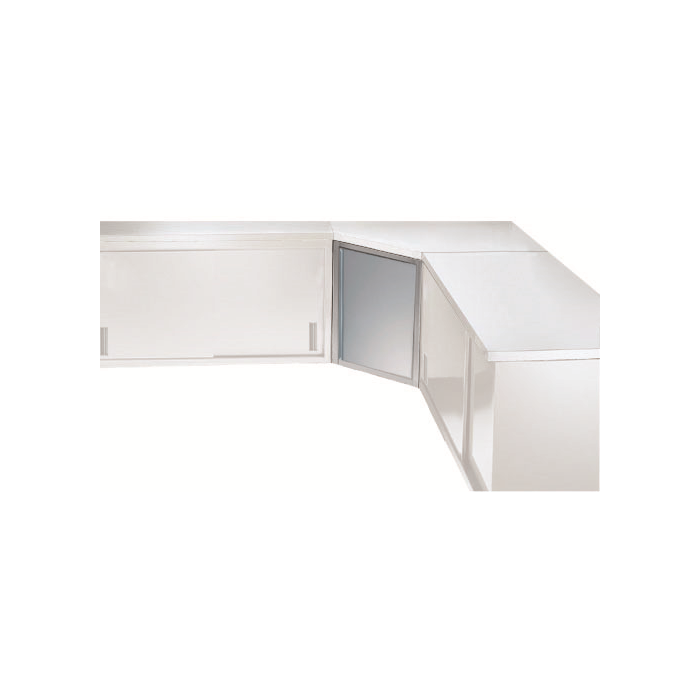 Standard Preparation<br>Corner Wall Cupboard with 1 Hinged Door